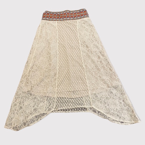 Lace Boho Midi Skirt - Picture 5 of 11